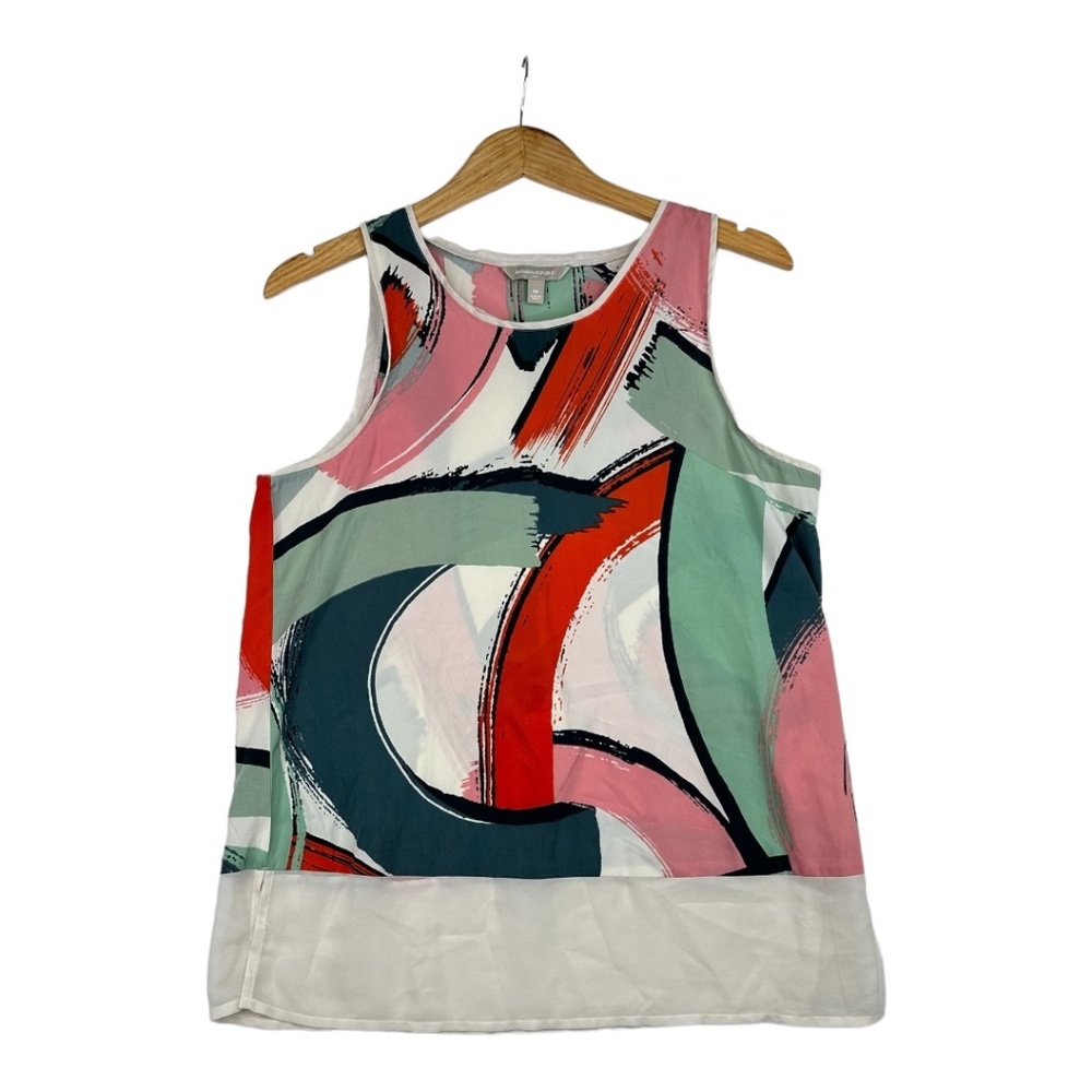 Banana Republic Multicolor Tank Blouse Size Medium